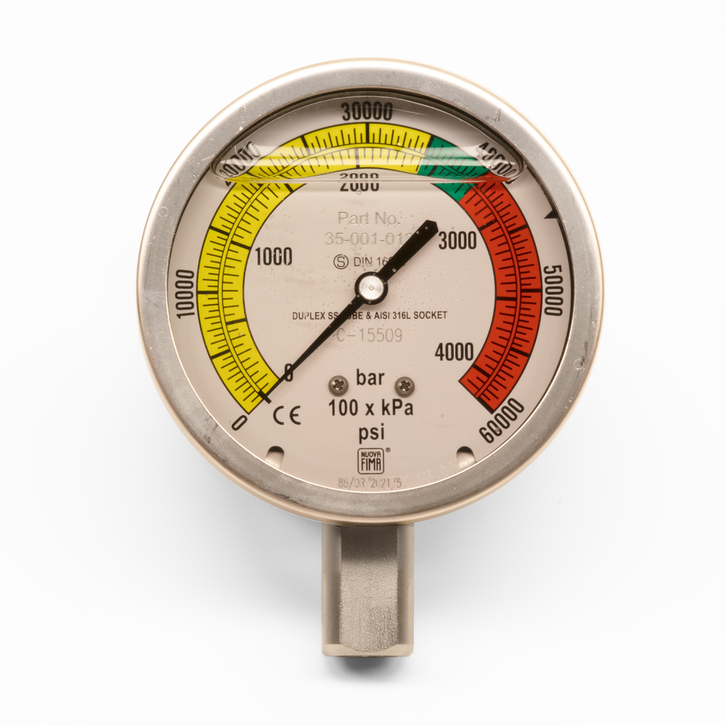 15-40K psi PRESSURE GAUGES