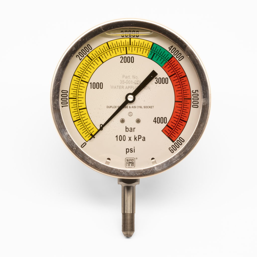 15-40K psi PRESSURE GAUGES